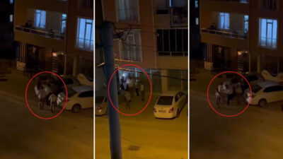 Görüntüler Bursa’dan… Birbirlerine girdiler