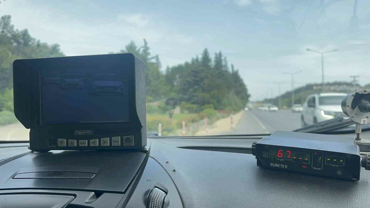 Bursa’da radarla hız denetimi