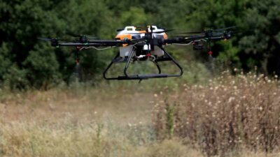 Bursa’da haşerelere karşı drone’lu mücadele