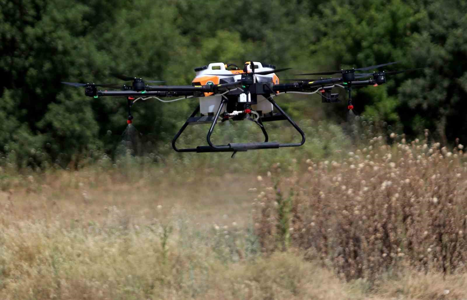 Bursa’da haşerelere karşı drone’lu mücadele