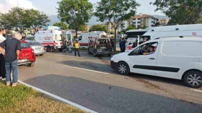 Bursa’da zincirleme kaza: Yaralılar var