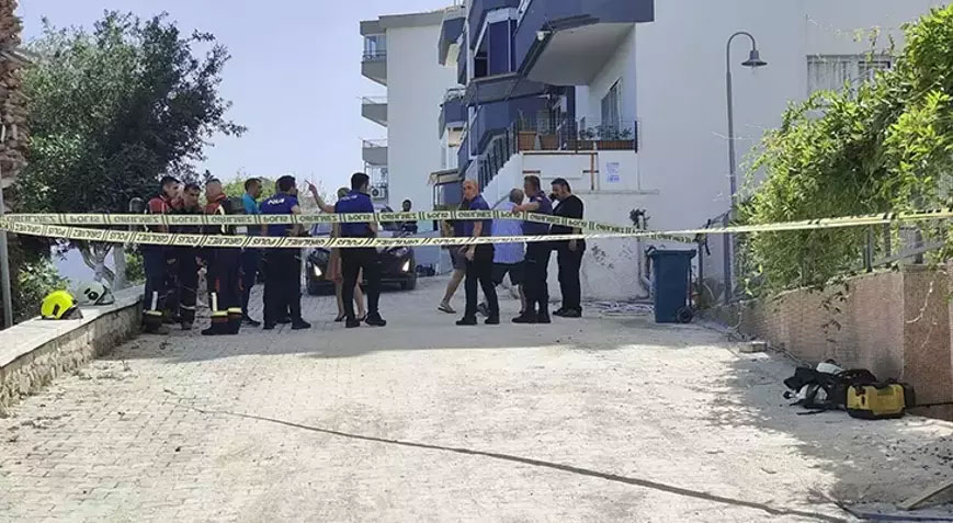 Kuşadası’nda metan gazı patlaması