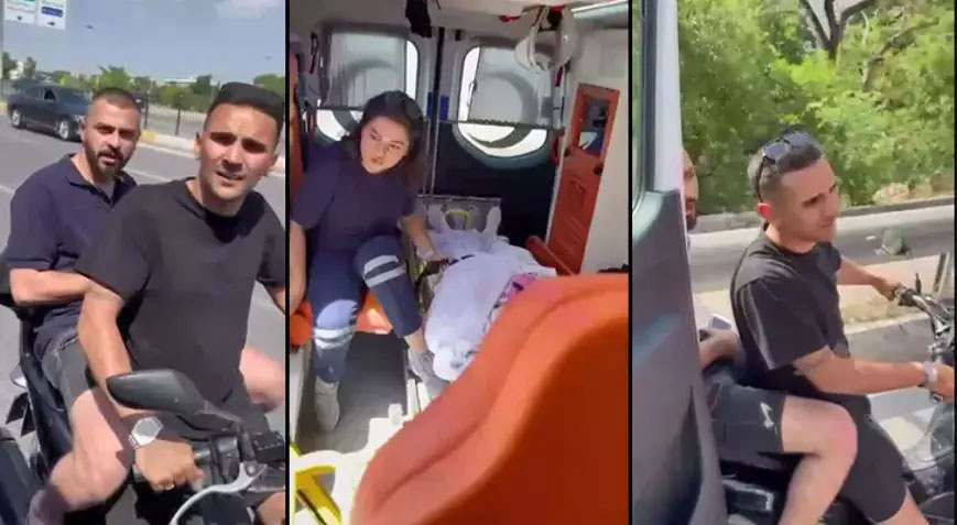 Trafik magandaları ambulans peşinde! Bakan Koca: Bu iki şahısta insanlık göremeyeceksiniz Trafik magandaları ambulans peşinde! Bakan Koca: Bu iki şahısta insanlık göremeyeceksiniz