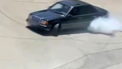 Drift atan sürücüye 32 bin TL ceza: Ehliyetine de el konuldu