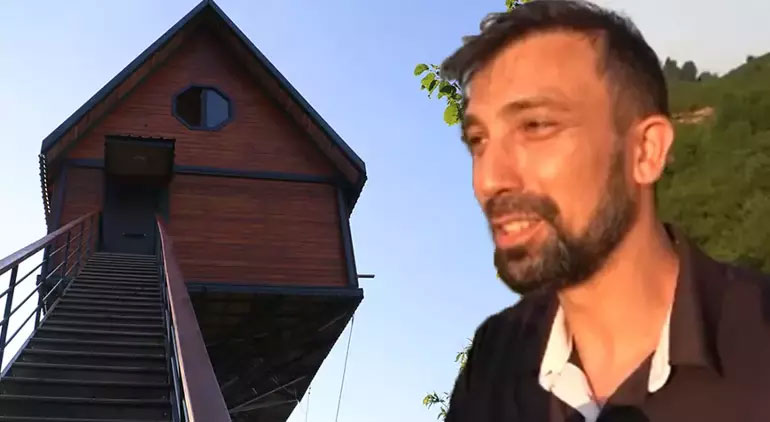 Rizeli’nin çılgın evi! Uğruna ölümlerden döndü ama pes etmedi