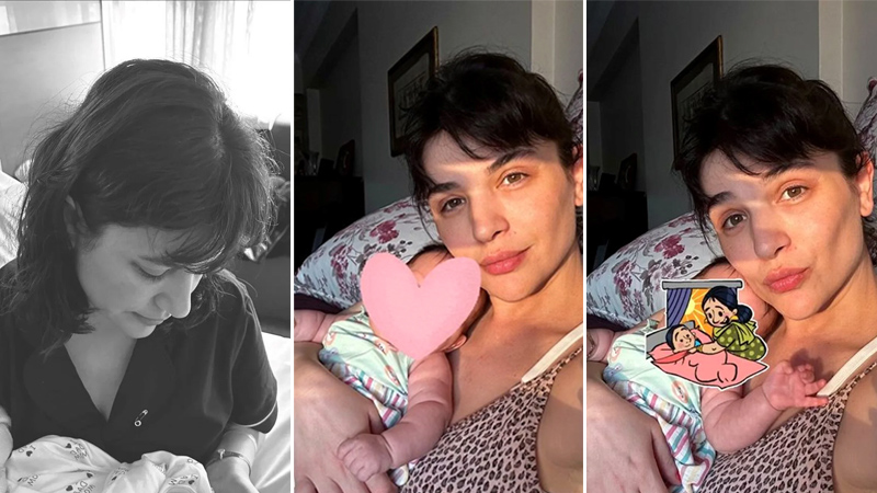 Bursalı ünlü oyuncudan ‘anne-kız’ pozu