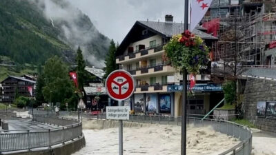 İsviçre’de sel: 1 kişi hayatını kaybetti