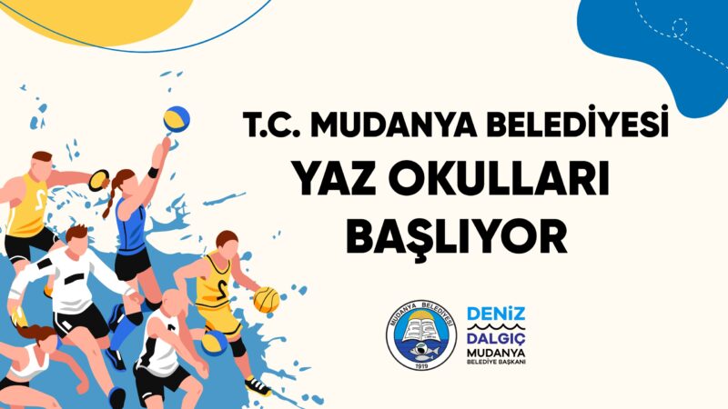 Mudanya Belediyesi yaz okulları başlıyor Mudanya Belediyesi’nin çocukları sporla tanıştırmak, sporu sevdirmek ve kendilerini geliştirmek