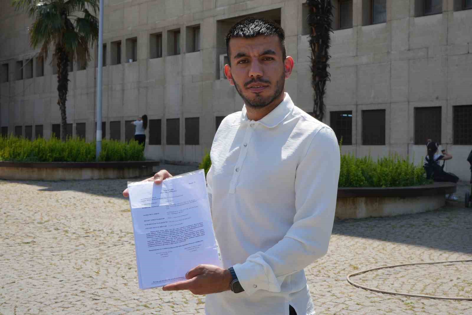 Bursa’da mağdur olduğu olayda hüküm yedi Bursa’da mağdur olduğu olayda hüküm yedi