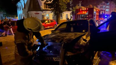 Yer: Bursa… Park halindeyken kendi kendine çalıştı