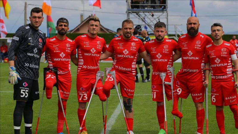 Türkiye, 2024 Avrupa Ampute Futbol Şampiyonası C Grubu'ndaki üçüncü ve