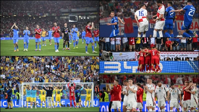 2024 Avrupa Futbol Şampiyonası'nda (EURO 2024) tamamlanan grup aşamasının ardından
