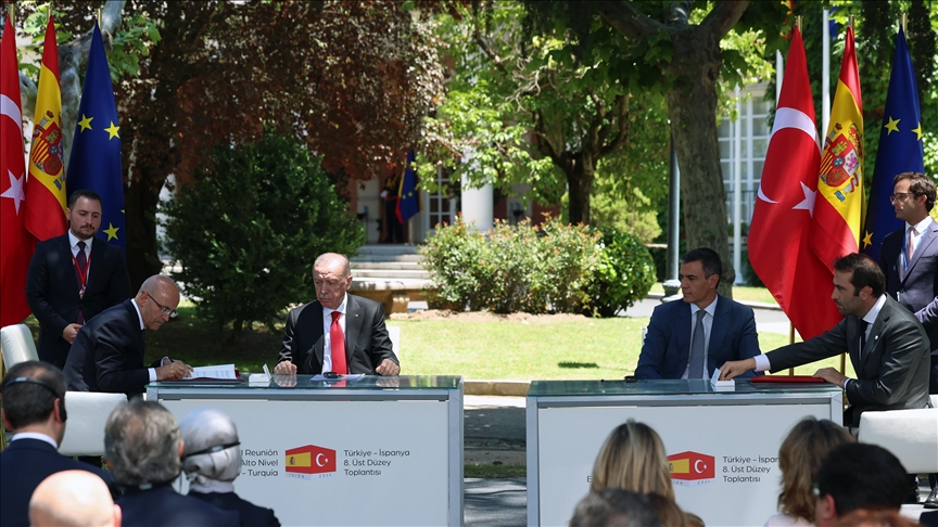 Türkiye ile İspanya arasında 11 anlaşma imzalandı