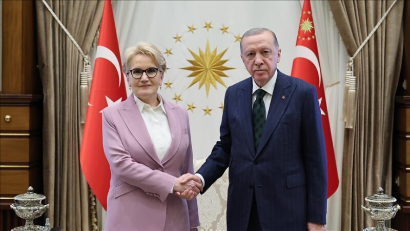 Cumhurbaşkanı Recep Tayyip Erdoğan ile eski İYİ Parti Genel Başkanı