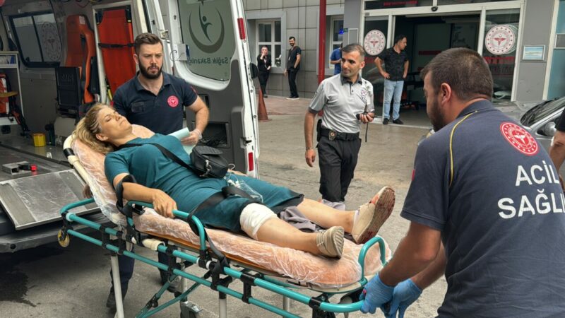 Bursa'nın Osmangazi ilçesinde velayet davasının ardından adliye çıkışı takip ettiği