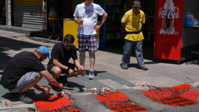 Elektrik faciasının yaşandığı sokakta protesto!