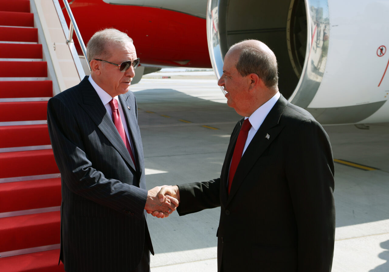 Cumhurbaşkanı Erdoğan KKTC’de!