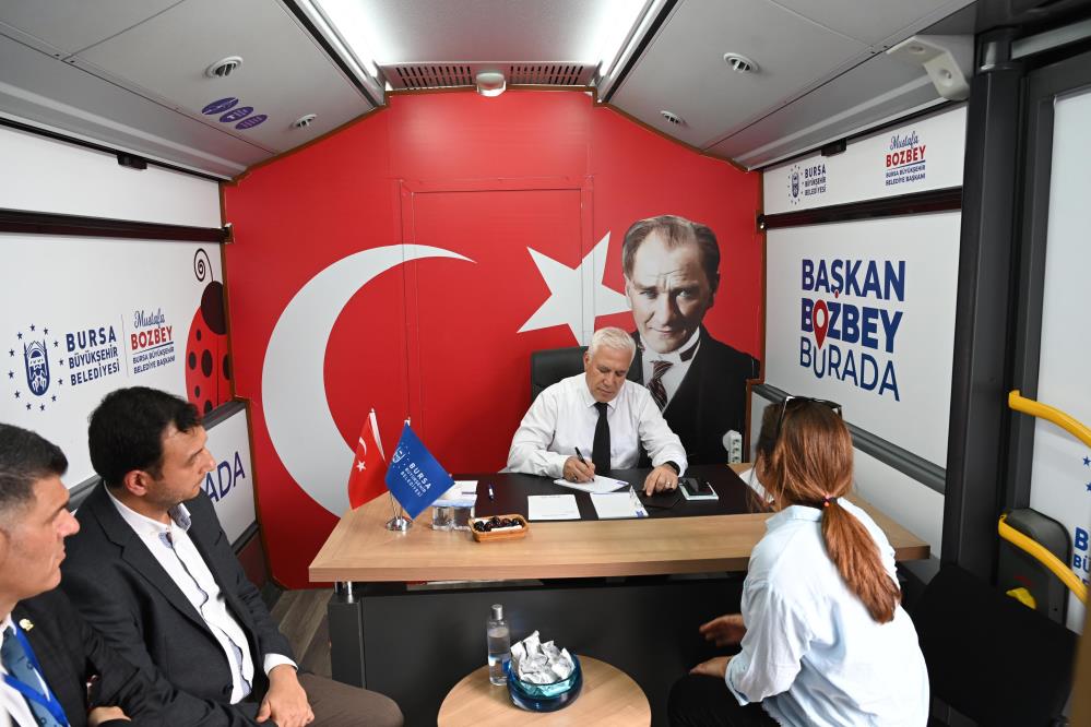 Bursa’da Başkan Bozbey’den örnek proje; Makamını bu kez Keles’e taşıdı… Bursa’da Başkan Bozbey’den örnek proje; Makamını bu kez Keles’e taşıdı…
