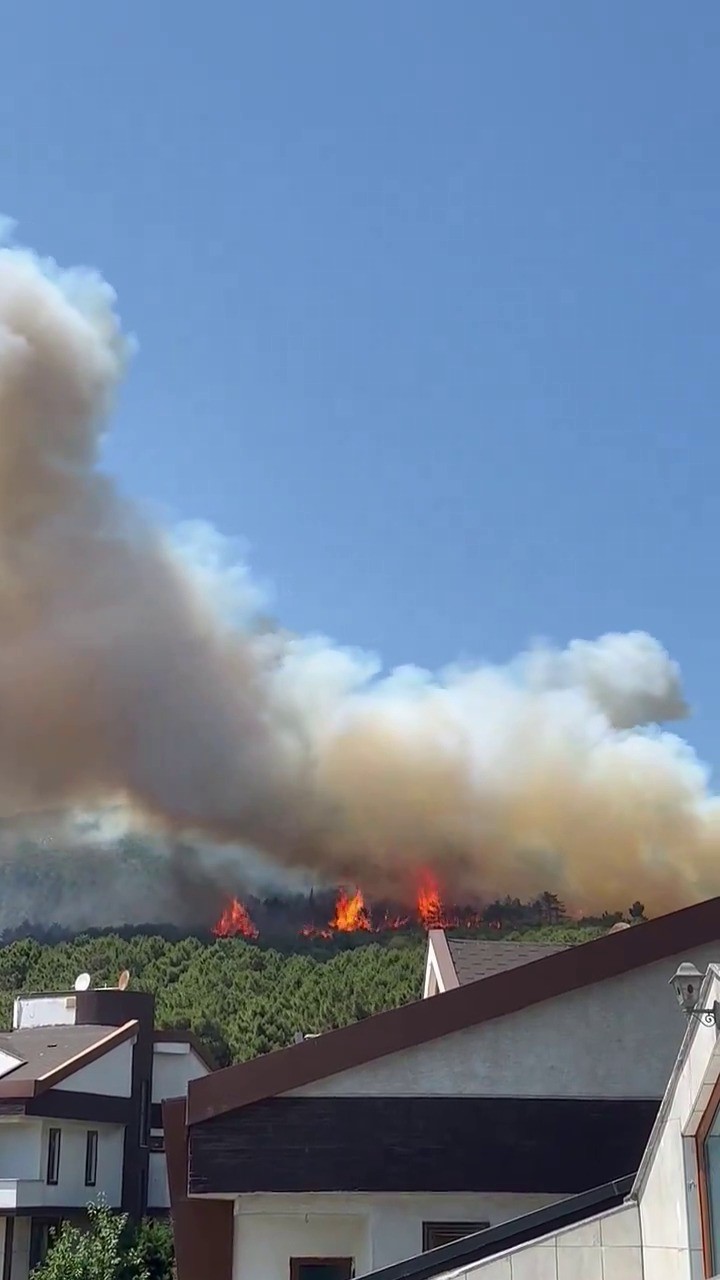 Bir ilde daha korkutan yangın! Dumanlar gökyüzünü kapladı