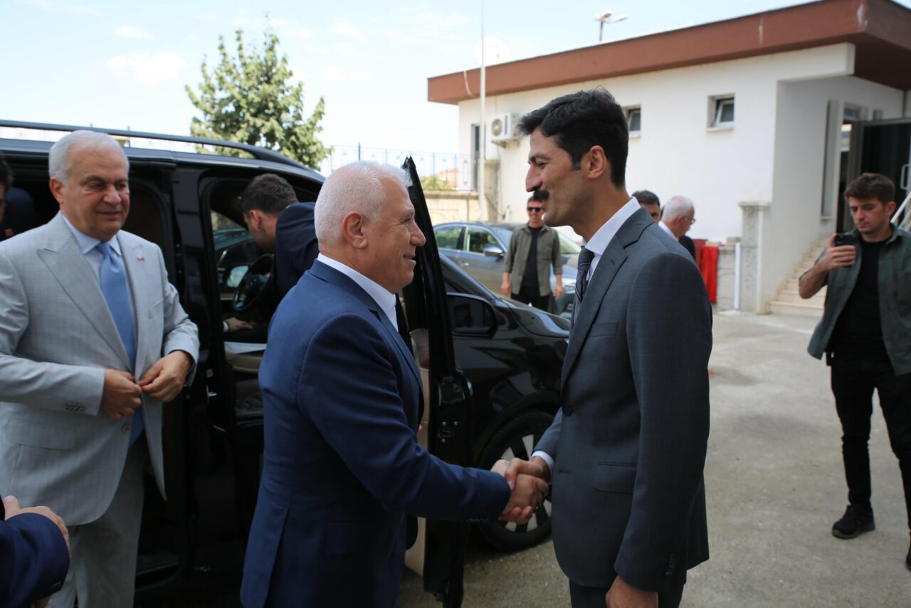 Başkan Bozbey’den Kaymakam Kafkas’a ziyaret