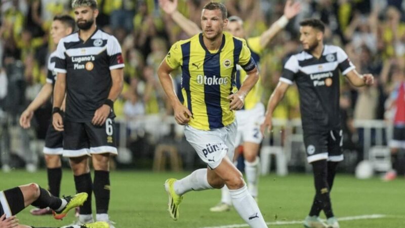 Fenerbahçe 2 golle turladı; Lille’in rakibi oldu Fenerbahçe, UEFA Şampiyonlar Ligi 2. eleme turu rövanş maçında Lugano'yu
