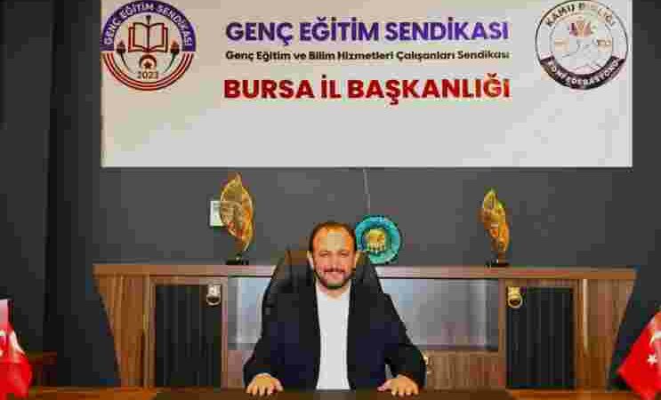 Olay Gazetesi Yazarı Ahmet Emin Yılmaz, Genç Eğitim-Sen Bursa Şube