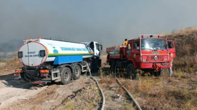 Osmangazi’den söndürme çalışmalarına tam destek