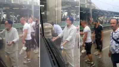 Bursa’da yağış sonrası gergin anlar