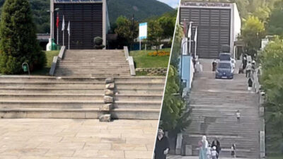 Bursa’da navigasyonu karıştıranlar bu merdivenden uçuyor