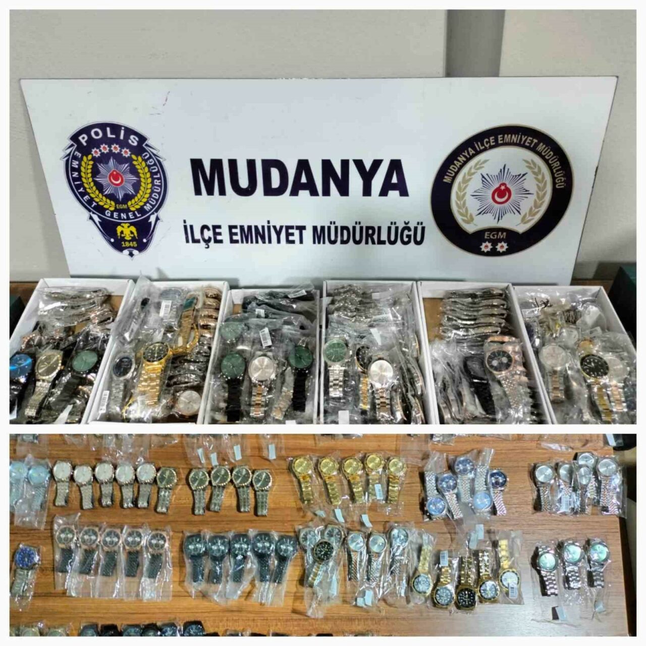 Bursa’da 100 bin liralık kaçak elektronik saat ele geçirildi