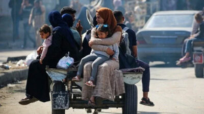 Gazze’de zorunlu göç: ”Nüfusun yüzde 90’ı yerinden edildi”