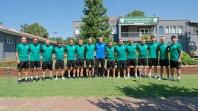 Bursaspor'da Gençlik Geliştirme Program Sorumlulusu Mesut Ünal ve altyapıda görevli