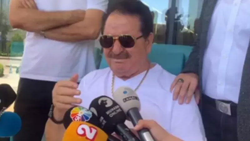 Kalp kapakçığı değişen İbrahim Tatlıses, hastaneden taburcu olurken göz yaşlarına