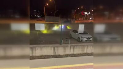 Bursa’da dakikalarca drift attı! O anlar kamerada