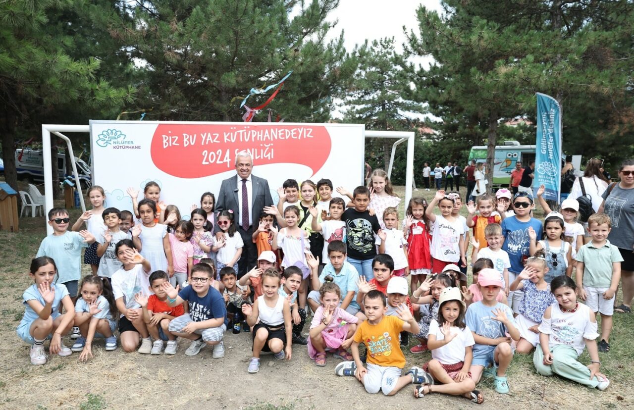 Bursa'da çocukları buluşturan etkinlik! 1 niluferde 300 cocuk biz bu yaz kutuphanedeyiz etkinliginde bulustu faa6bb0