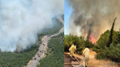 3 ilde orman yangını: Alevler rüzgarla iyice yayıldı