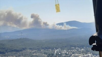 İzmir’de orman yangını