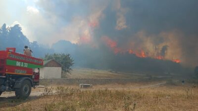 Ankara’da çıkan yangın Bolu’ya sıçradı
