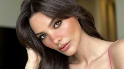 Mini elbisesiyle yürek hoplattı!