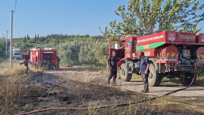Bursa’da korkutan yangın! Ormana sıçramadan söndürüldü Bursa'nın İznik ilçesinde çıkan yangın, ekiplerin zamanında müdahalesiyle ormanlık alana