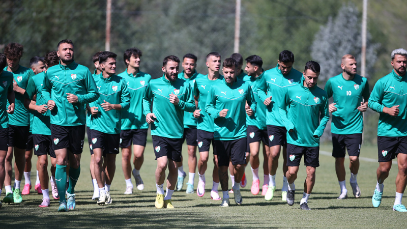Bursaspor Bolu’da ilk çalışmasını yaptı