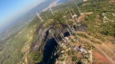 Bursa’da yangın sonrası acı tablo! Havadan görüntülendi