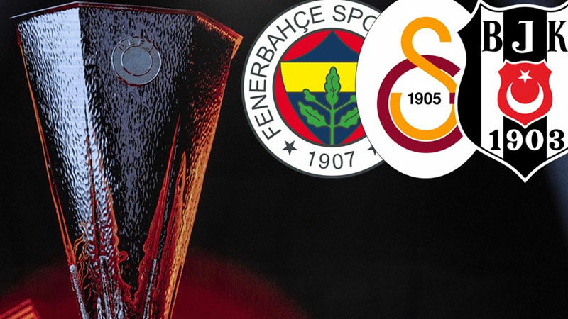 Avrupa’da rakipler belli oldu! UEFA Avrupa Ligi'nde Türkiye'yi temsil edecek Galatasaray, Fenerbahçe ve Beşiktaş'ın