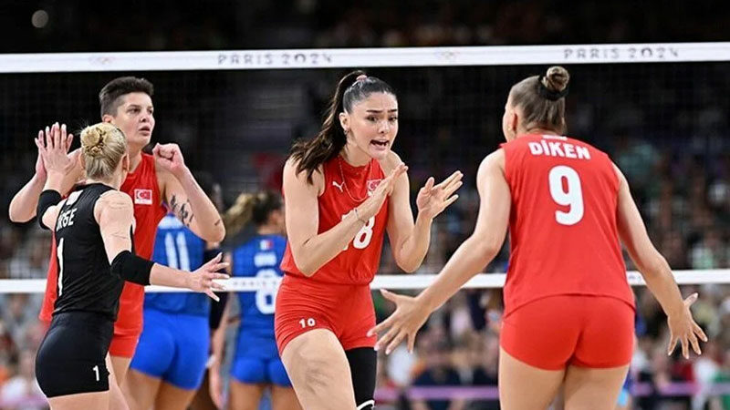 Türkiye A Milli Kadın Voleybol Takımı, 2024 Paris Olimpiyatları'nda Brezilya