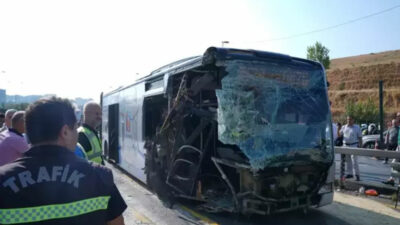 Metrobüs kazasında 1 kişi hayatını kaybetti