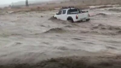 Nevşehir’de sağanak sele neden oldu