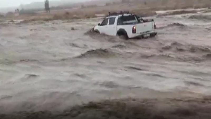 Nevşehir’de sağanak sele neden oldu