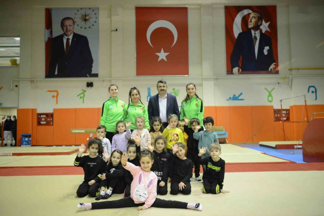 Bursa’da Yıldırımlı miniklere cimnastik eğitimi Bursa’da Yıldırımlı miniklere cimnastik eğitimi