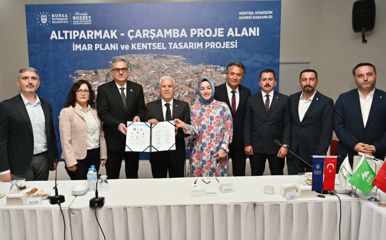 Bursa’da 10 mahalle 830 dönüm alanda dönüşüm için dev işbirliği