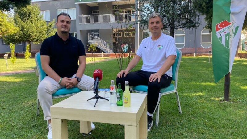 Bursaspor Gençlik Gelişim Teknik Sorumlusu Mesut Ünal OLAY’a çok özel